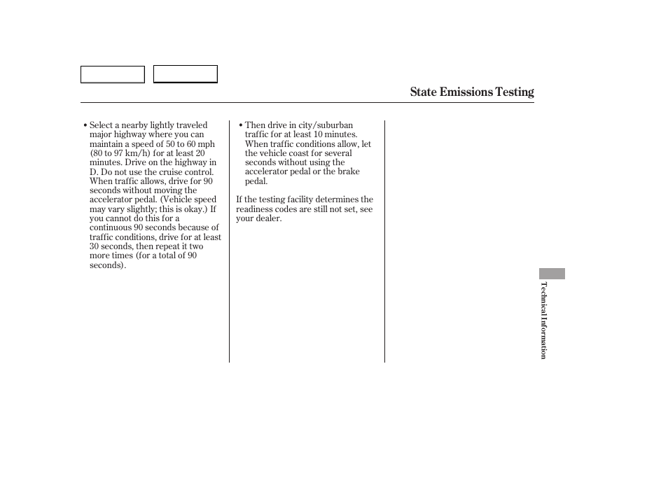 State emissions testing | HONDA 2006 Accord Hybrid - Owner's Manual User Manual | Page 262 / 277