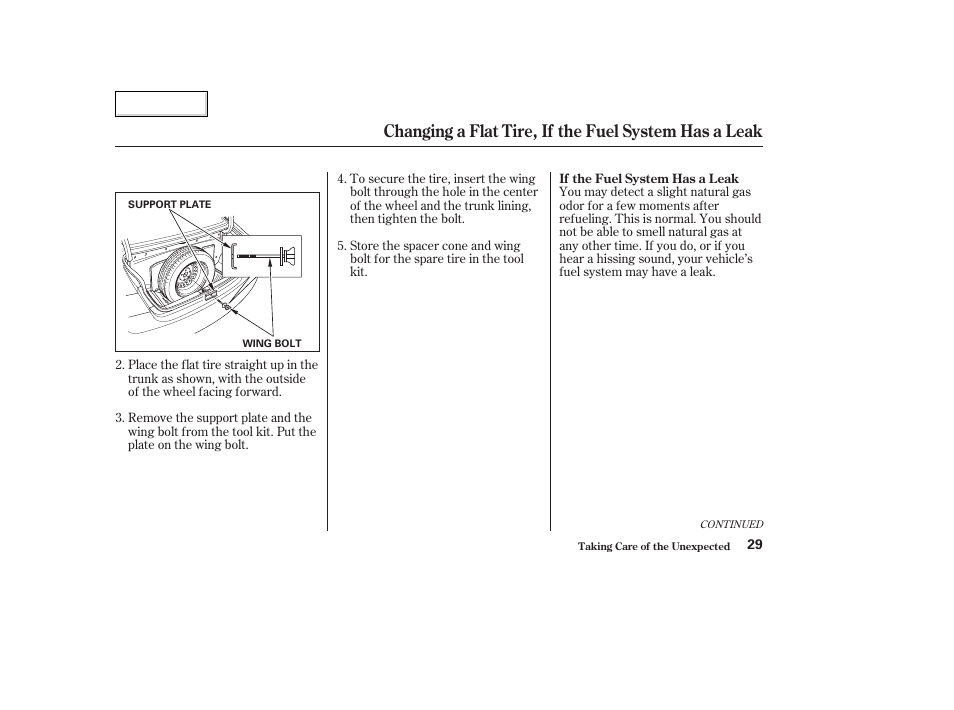HONDA 2006 Civic GX - Owner's Manual User Manual | Page 30 / 37
