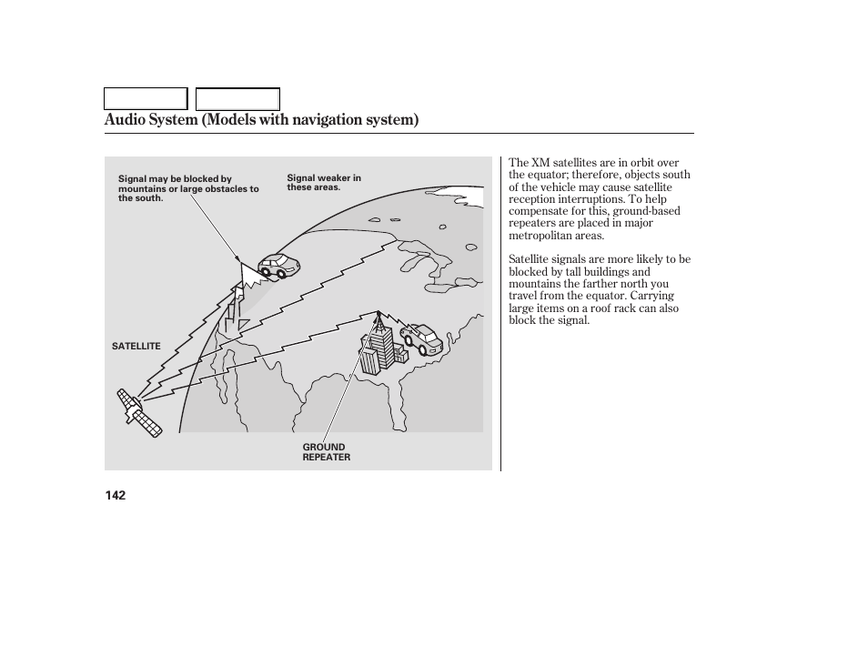 Audio system (models with navigation system) | HONDA 2006 Civic Coupe - Owner's Manual User Manual | Page 146 / 307