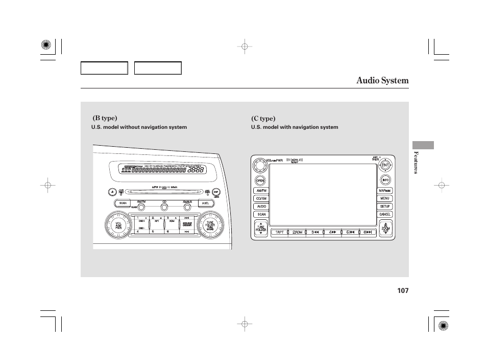 Audio system | HONDA 2006 Civic Hybrid - Owner's Manual User Manual | Page 109 / 267