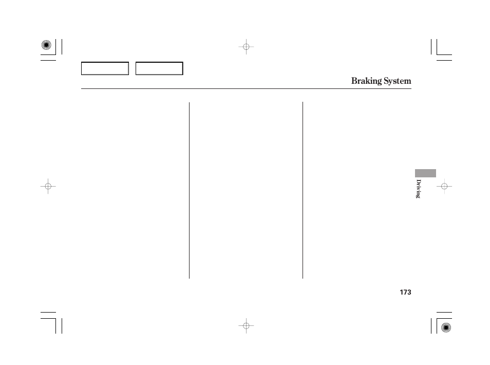 Braking system | HONDA 2006 Civic Hybrid - Owner's Manual User Manual | Page 175 / 267