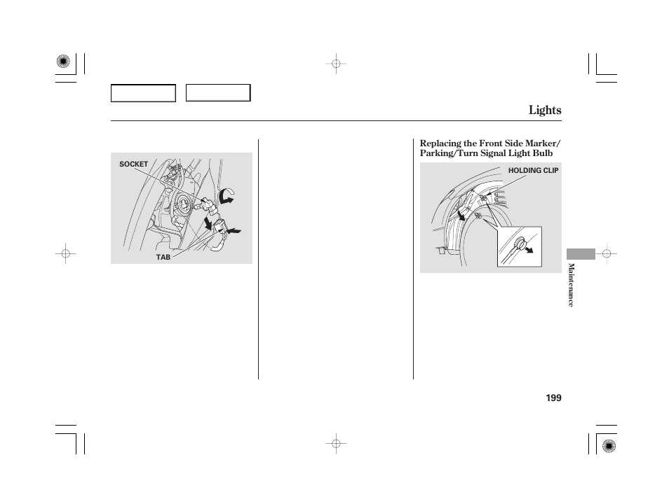 Lights | HONDA 2006 Civic Hybrid - Owner's Manual User Manual | Page 201 / 267