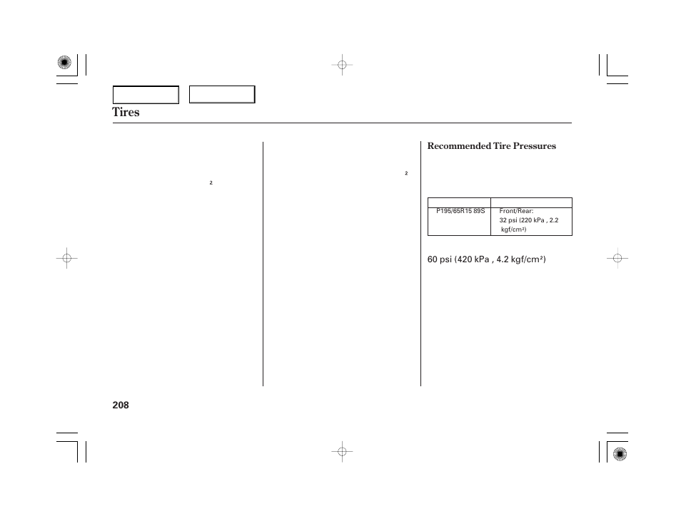 Tires | HONDA 2006 Civic Hybrid - Owner's Manual User Manual | Page 210 / 267