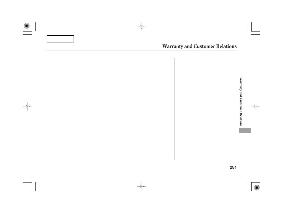 Warranty and customer relations | HONDA 2006 Civic Hybrid - Owner's Manual User Manual | Page 253 / 267