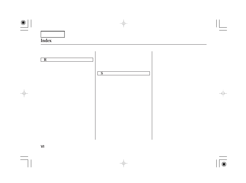 Index | HONDA 2006 Civic Hybrid - Owner's Manual User Manual | Page 264 / 267