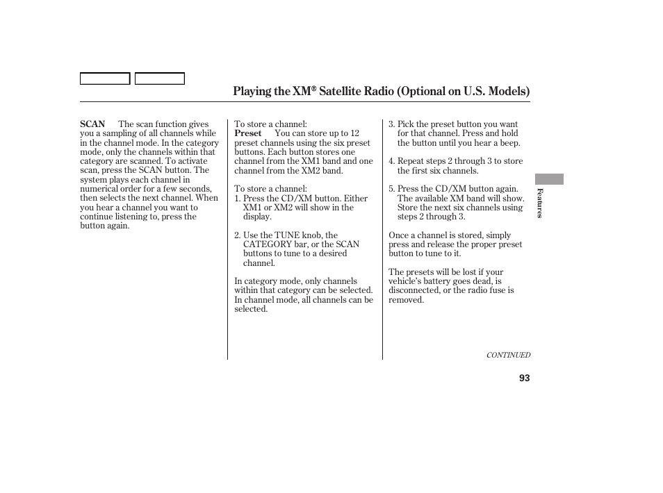 HONDA 2006 S2000 - Owner's Manual User Manual | Page 95 / 221