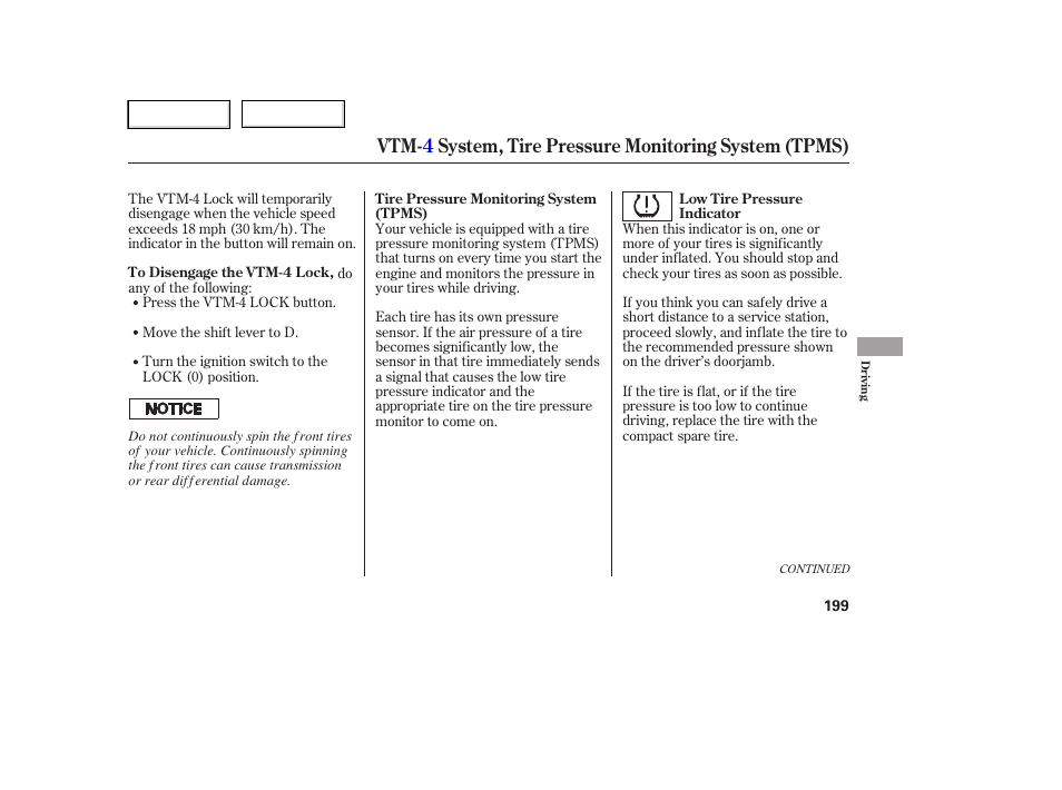 HONDA 2006 Ridgeline - Owner's Manual User Manual | Page 202 / 320
