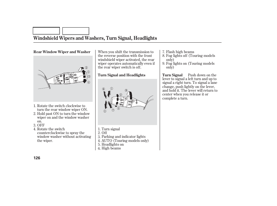 HONDA 2006 Odyssey - Owner's Manual User Manual | Page 127 / 420