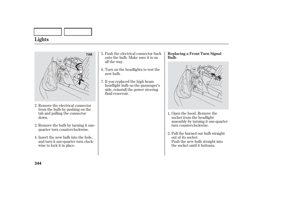 Lights | HONDA 2006 Odyssey - Owner's Manual User Manual | Page 345 / 420