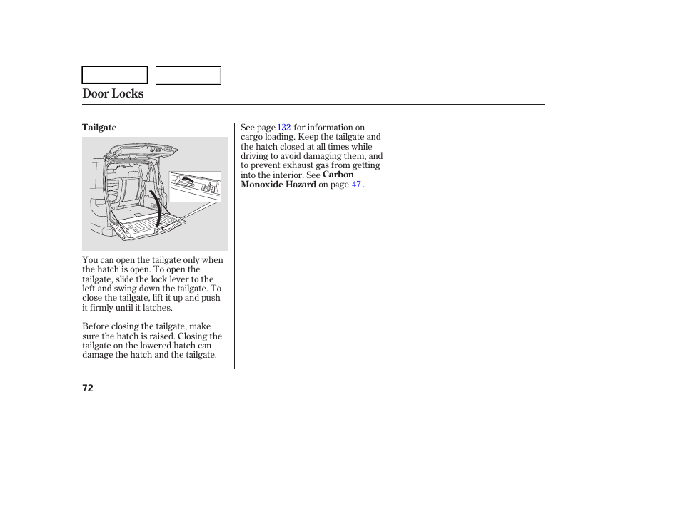 Door locks | HONDA 2006 Element - Owner's Manual User Manual | Page 74 / 249