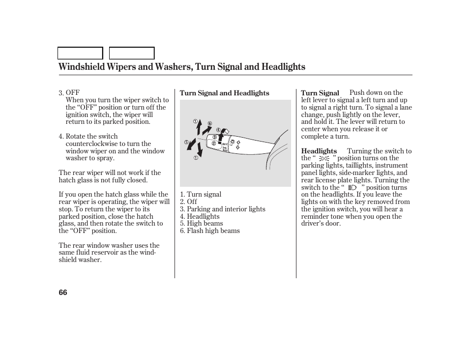 HONDA 2006 CR-V - Owner's Manual User Manual | Page 69 / 274