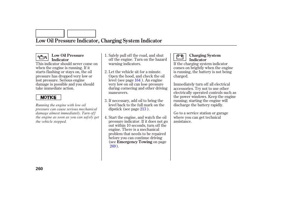 HONDA 2005 Accord Coupe - Owner's Manual User Manual | Page 262 / 303