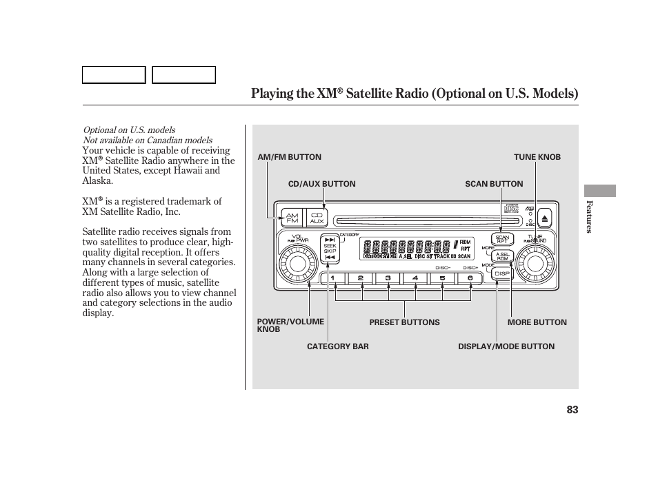 HONDA 2005 S2000 - Owner's Manual User Manual | Page 85 / 209