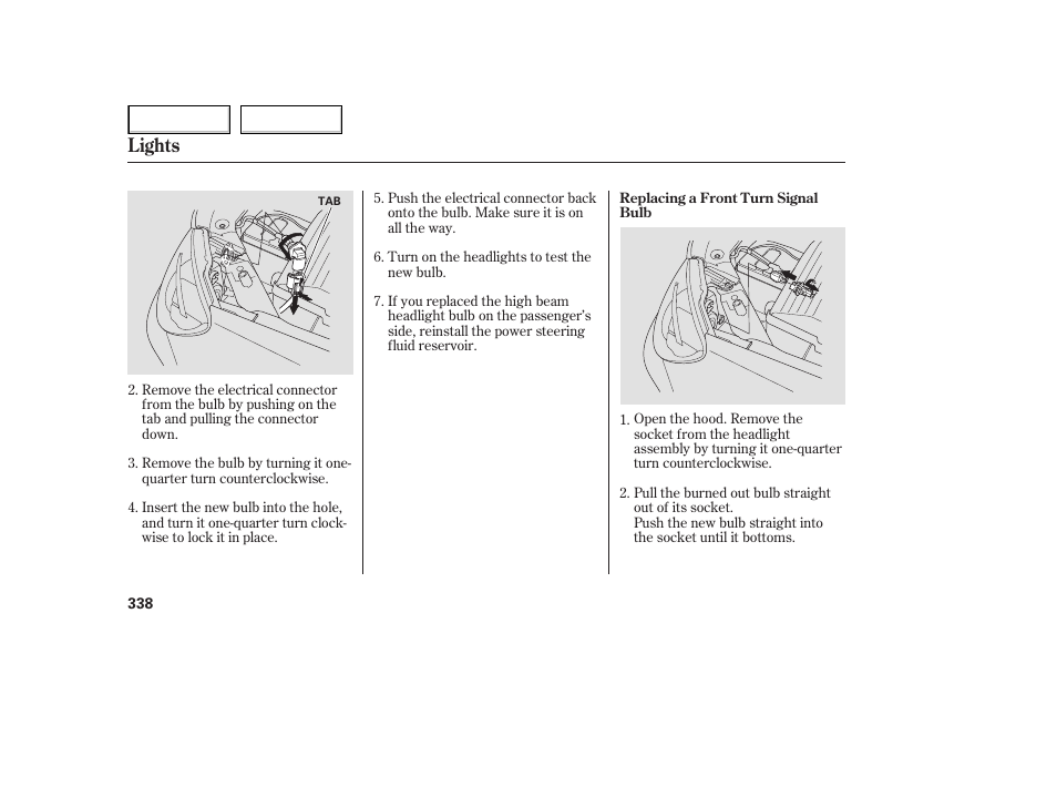 Lights | HONDA 2005 Odyssey - Owner's Manual User Manual | Page 339 / 414