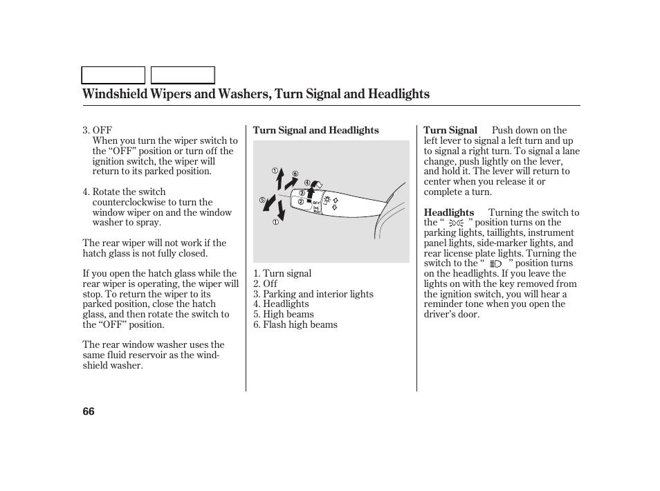 HONDA 2005 CR-V - Owner's Manual User Manual | Page 69 / 274