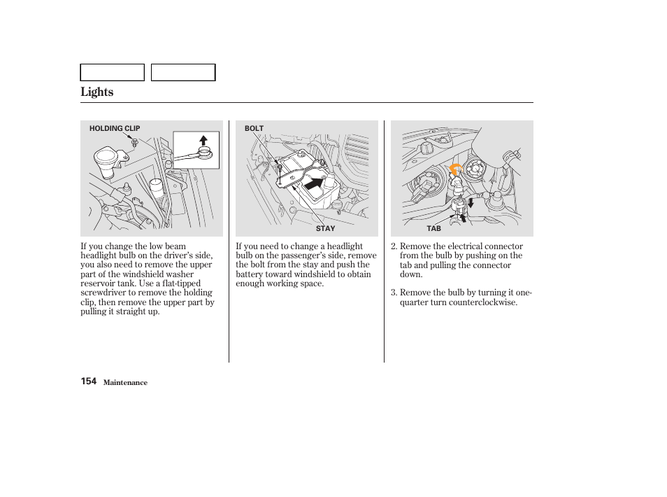 Lights | HONDA 2004 Civic Sedan - Owner's Manual User Manual | Page 157 / 224