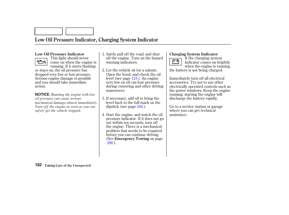 HONDA 2004 Civic Sedan - Owner's Manual User Manual | Page 185 / 224