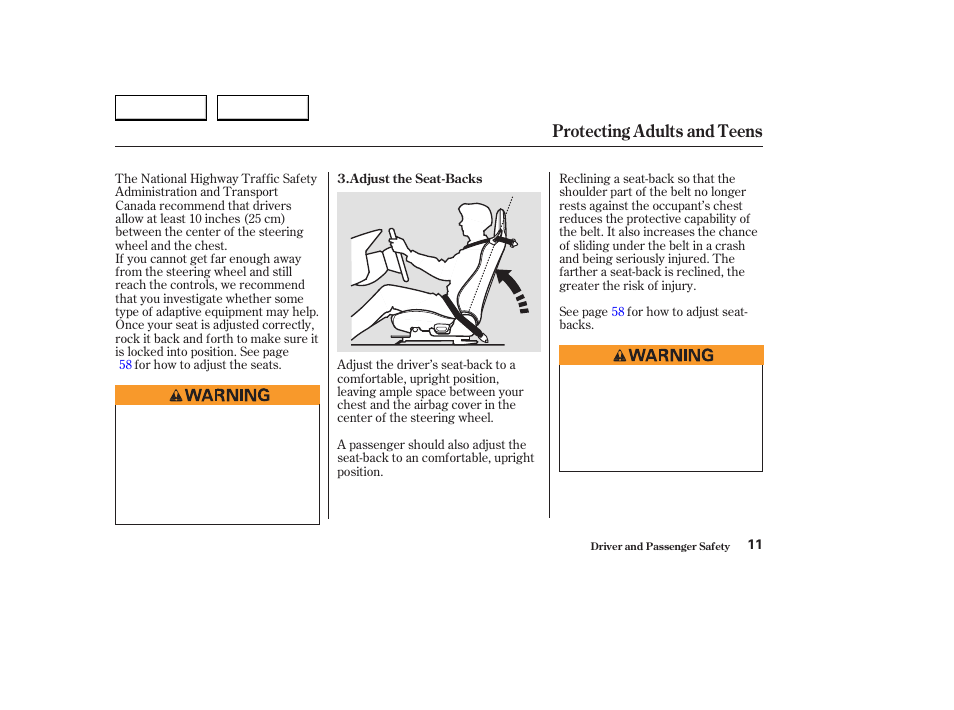 Protecting adults and teens | HONDA 2004 S2000 - Owner's Manual User Manual | Page 14 / 208