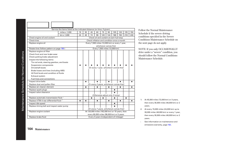 HONDA 2004 Pilot - Owner's Manual User Manual | Page 168 / 248