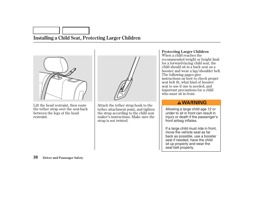 HONDA 2004 Pilot - Owner's Manual User Manual | Page 42 / 248