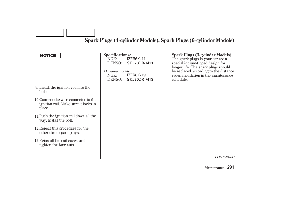 HONDA 2003 Accord Sedan - Owner's Manual User Manual | Page 294 / 395