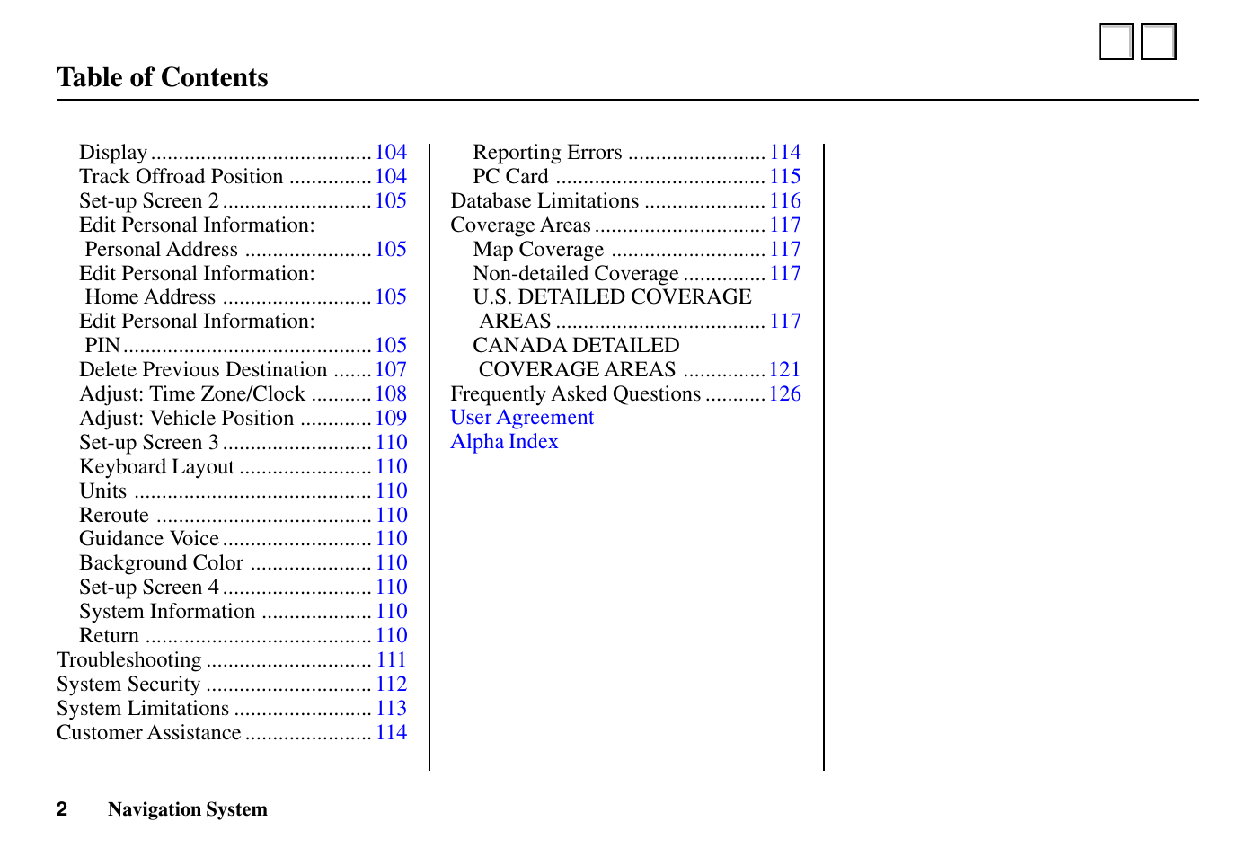 HONDA 2003 Accord - Navigation Manual User Manual | Page 2 / 2