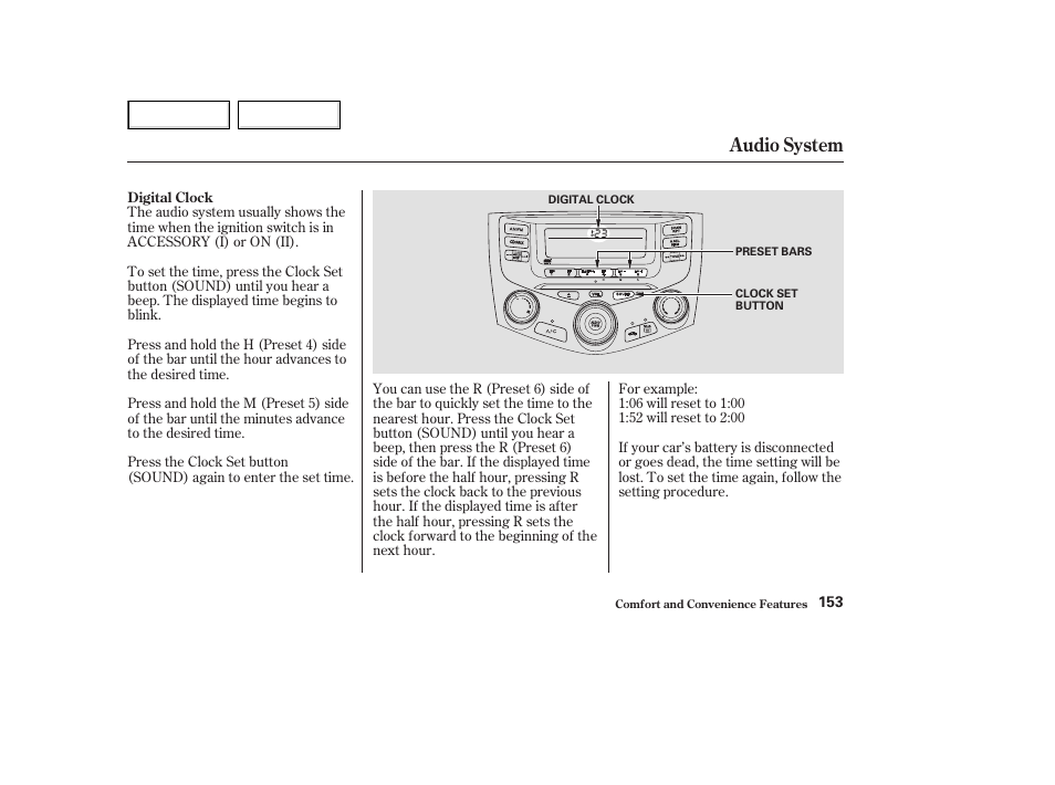 Audio system | HONDA 2003 Accord Coupe - Owner's Manual User Manual | Page 156 / 429