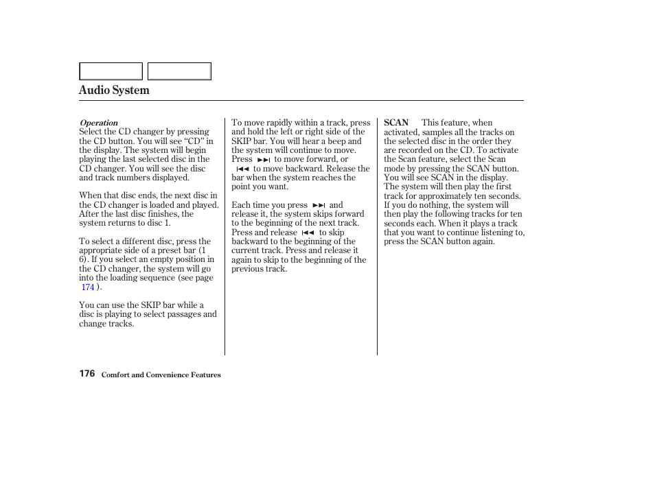 Audio system | HONDA 2003 Accord Coupe - Owner's Manual User Manual | Page 179 / 429