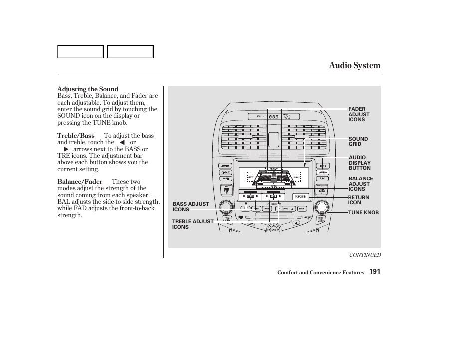 Audio system | HONDA 2003 Accord Coupe - Owner's Manual User Manual | Page 194 / 429