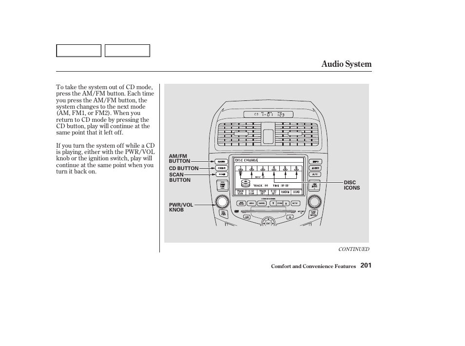 Audio system | HONDA 2003 Accord Coupe - Owner's Manual User Manual | Page 204 / 429