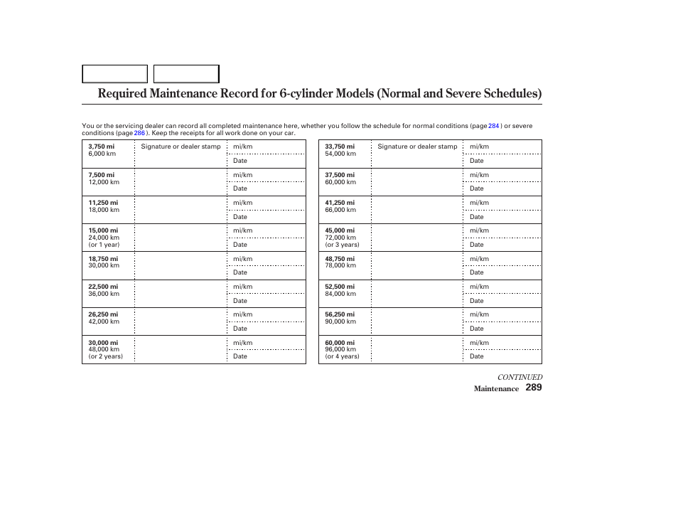 HONDA 2003 Accord Coupe - Owner's Manual User Manual | Page 292 / 429