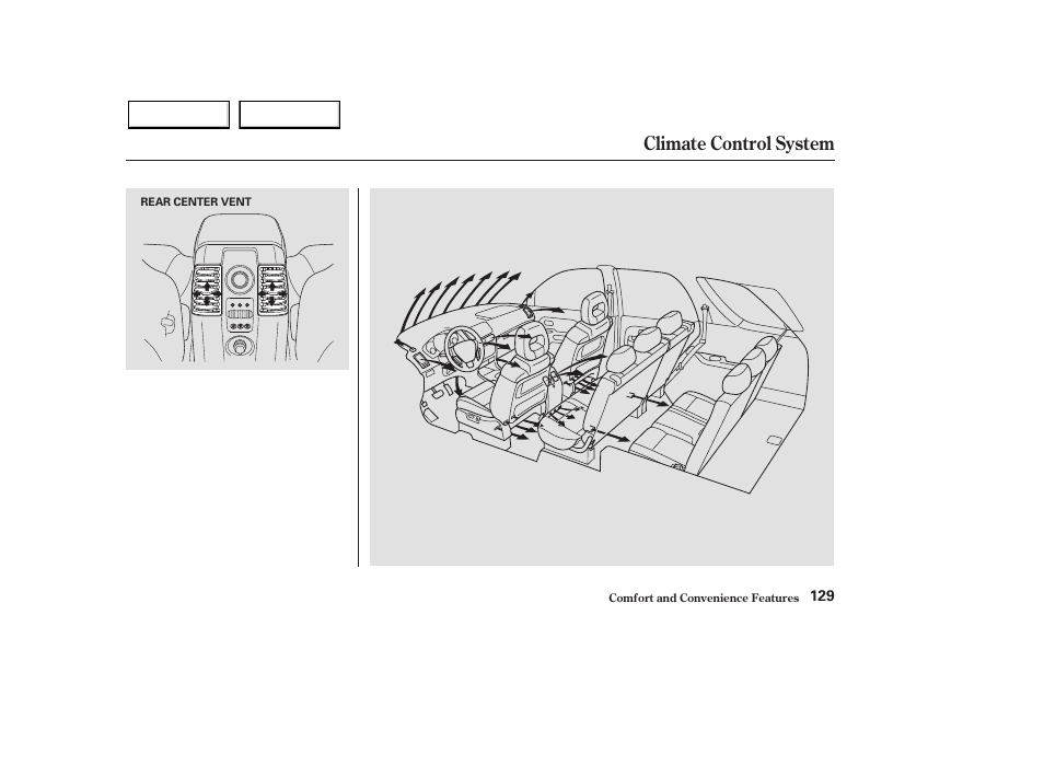 Climate control system | HONDA 2003 Pilot - Owner's Manual User Manual | Page 133 / 392