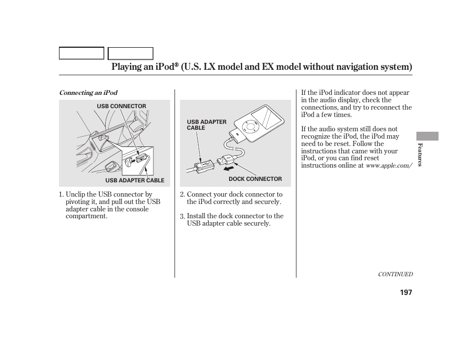 HONDA 2003 Insight  - Owner's Manual User Manual | Page 201 / 411