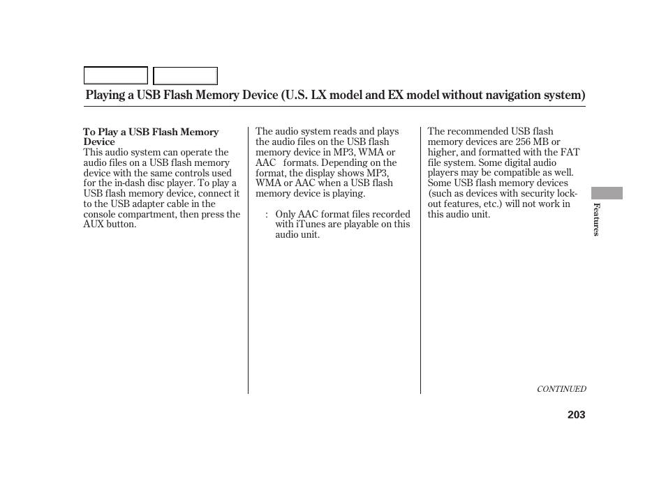 HONDA 2003 Insight  - Owner's Manual User Manual | Page 207 / 411