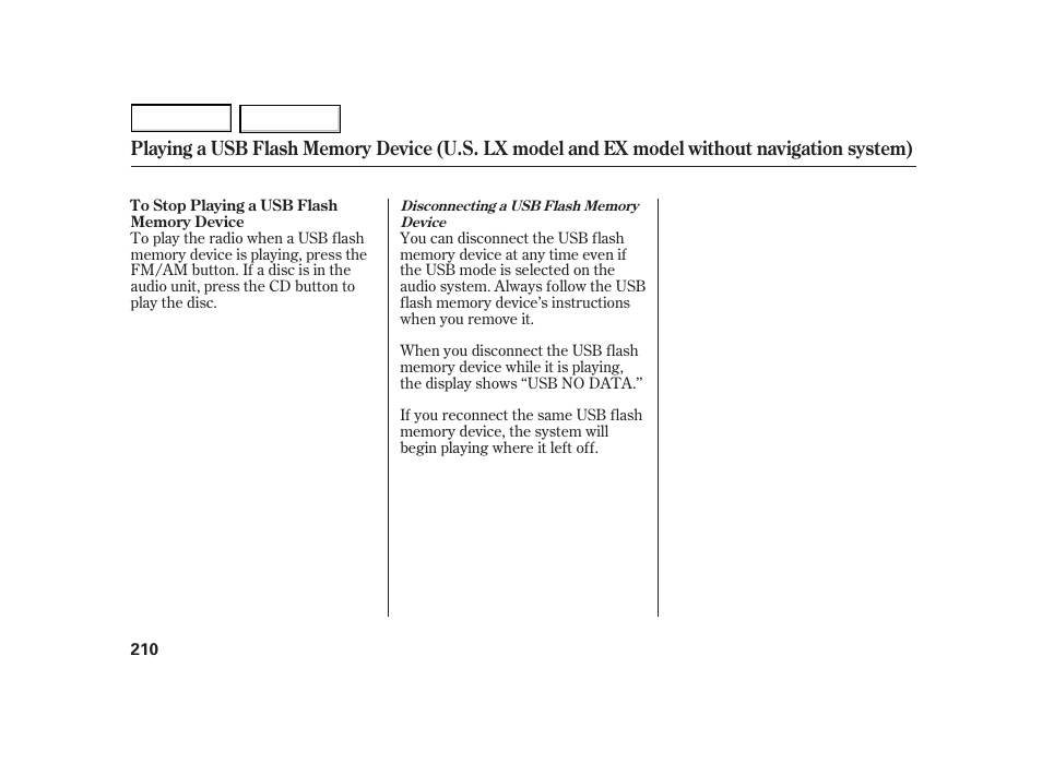 HONDA 2003 Insight  - Owner's Manual User Manual | Page 214 / 411