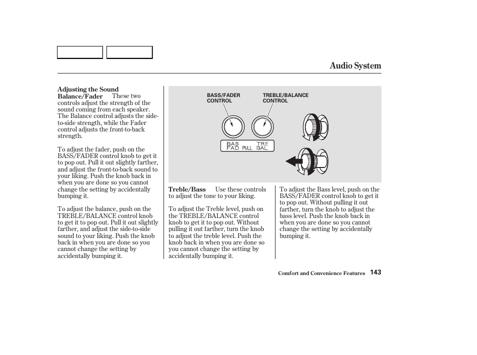 Audio system | HONDA 2003 CR-V - Owner's Manual User Manual | Page 147 / 374