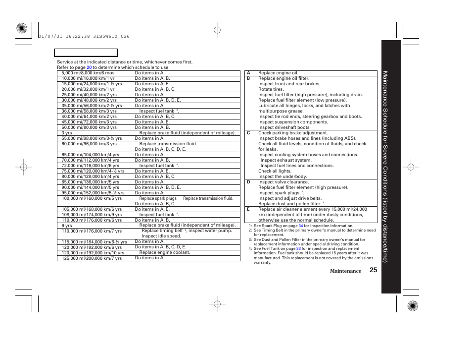 HONDA 2002 Civic GX - Owner's Manual User Manual | Page 26 / 49