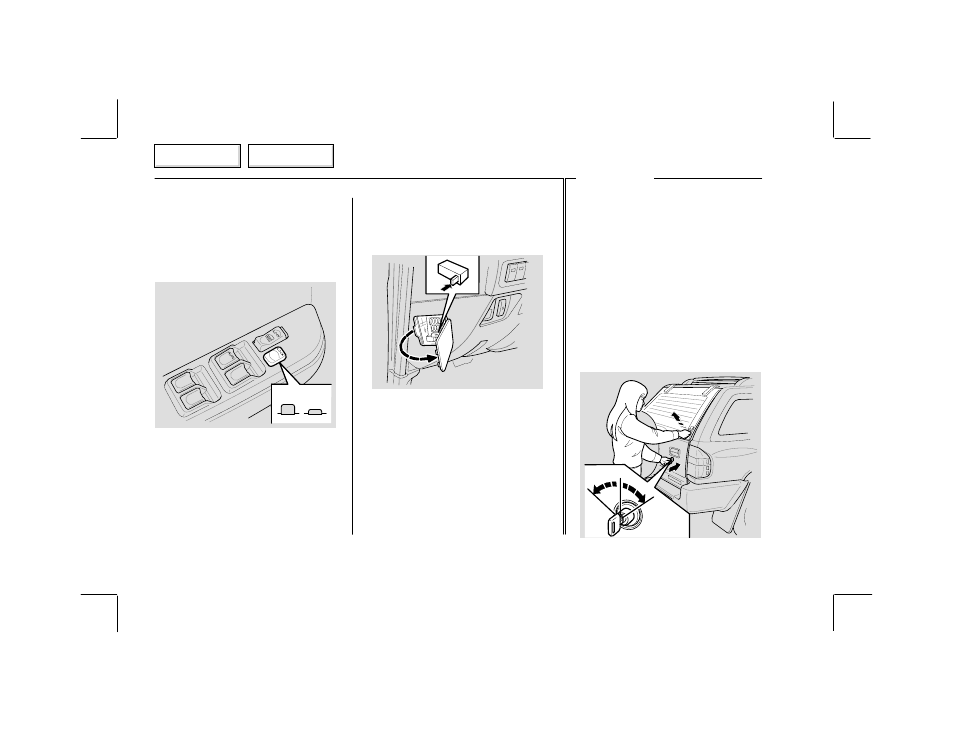 Tailgate | HONDA 2002 Passport - Owner's Manual User Manual | Page 111 / 294