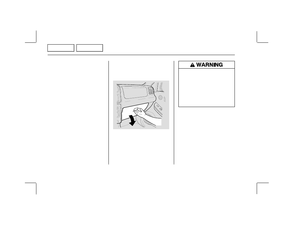 HONDA 2002 Passport - Owner's Manual User Manual | Page 117 / 294