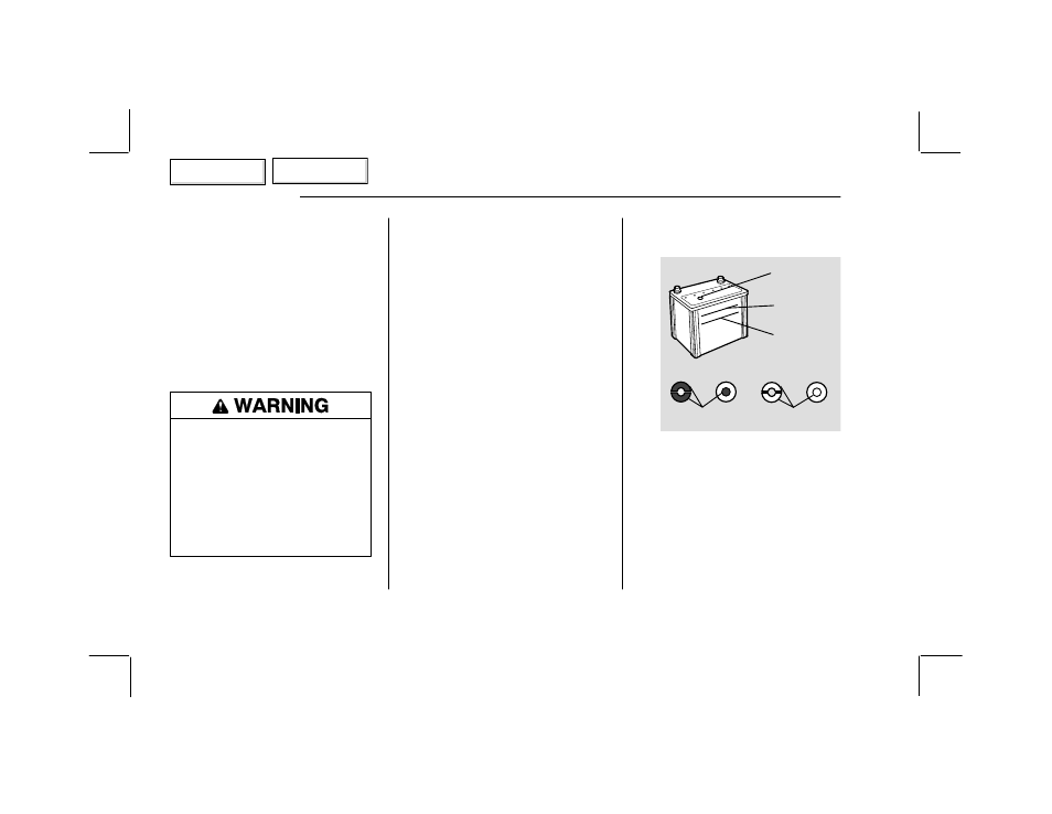 Pa0202o00184a, Jump starting | HONDA 2002 Passport - Owner's Manual User Manual | Page 187 / 294