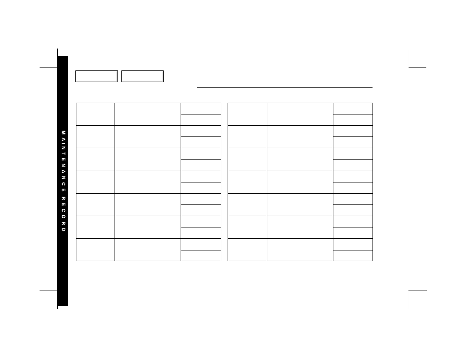 Pa0202o00206a, Required maintenance record, Care and maintenance | HONDA 2002 Passport - Owner's Manual User Manual | Page 209 / 294