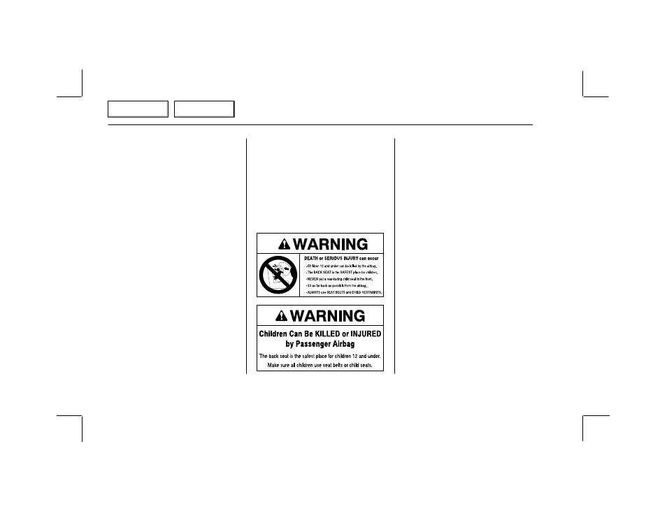 HONDA 2002 Passport - Owner's Manual User Manual | Page 23 / 294