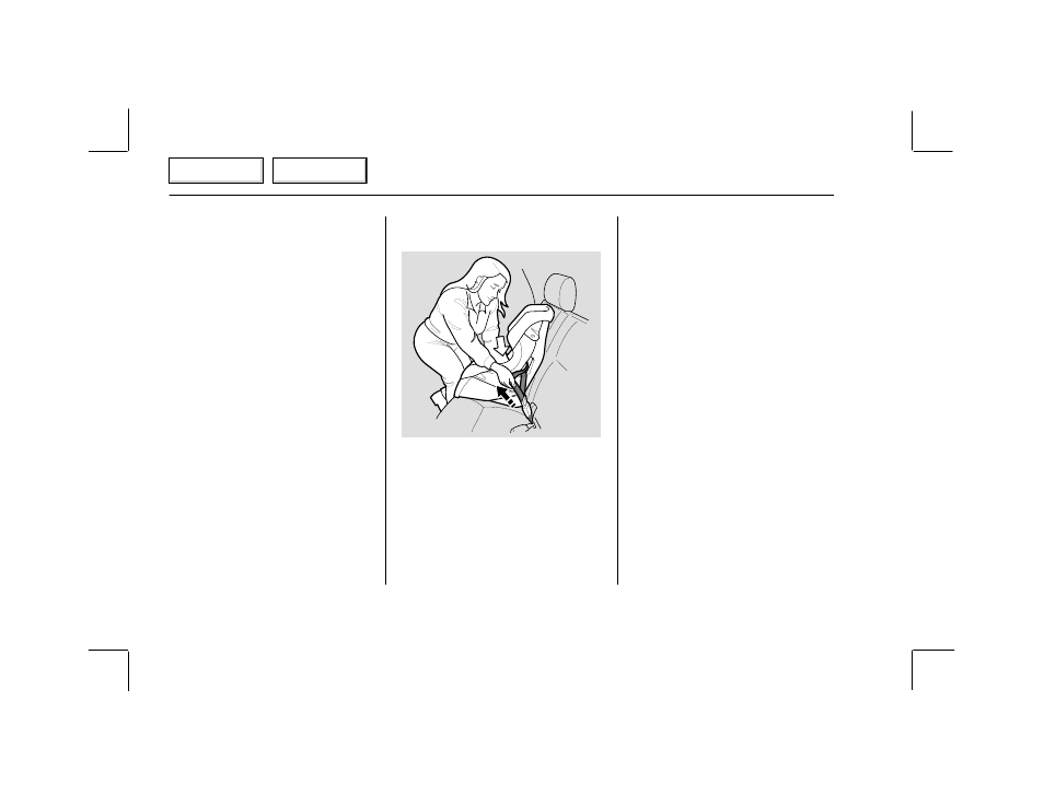 For how to secure a | HONDA 2002 Passport - Owner's Manual User Manual | Page 37 / 294