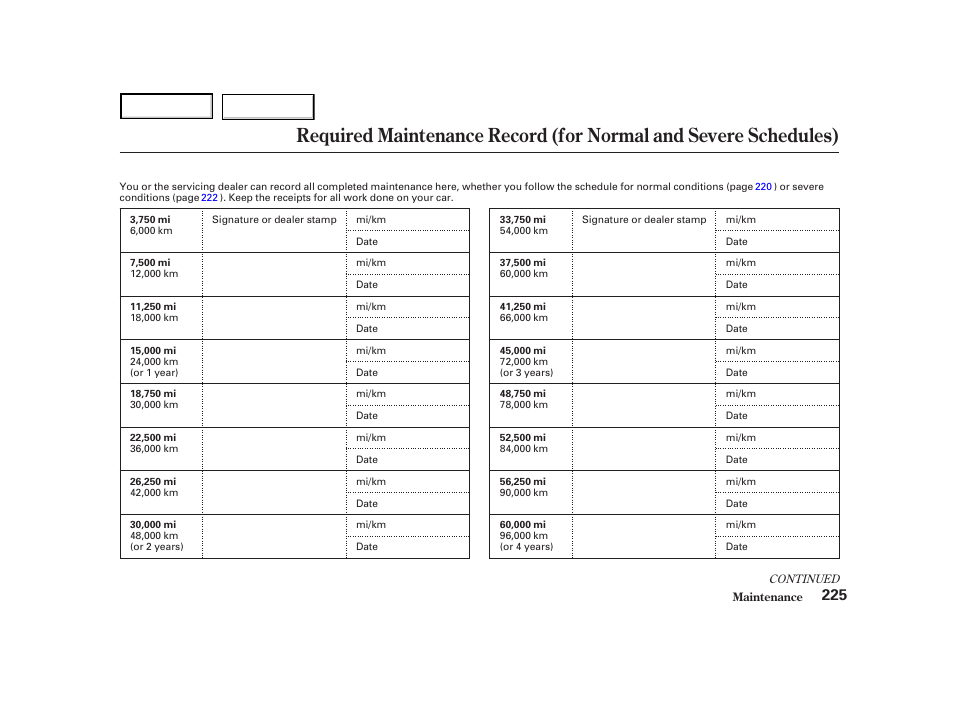 HONDA 2001 Accord Coupe - Owner's Manual User Manual | Page 228 / 359