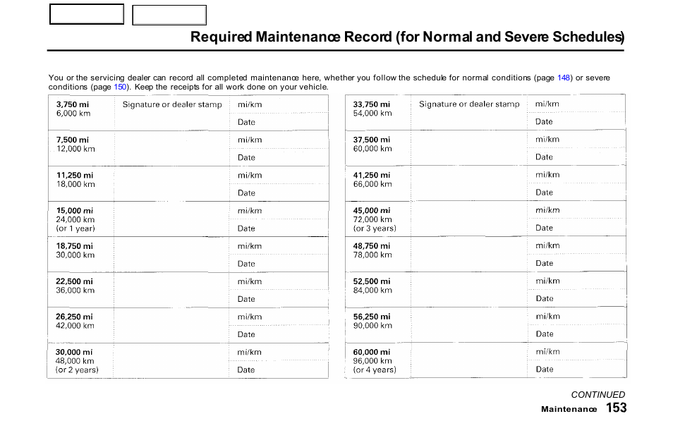 HONDA 2001 S2000 - Owner's Manual User Manual | Page 156 / 276