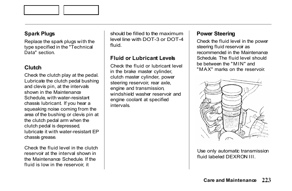 HONDA 2001 Passport - Owner's Manual User Manual | Page 227 / 317