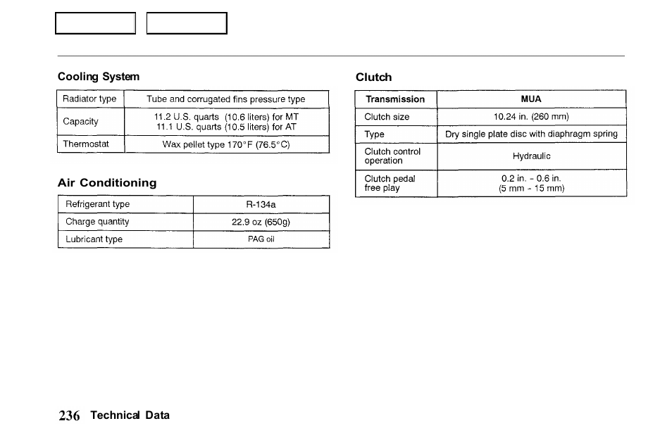HONDA 2001 Passport - Owner's Manual User Manual | Page 240 / 317