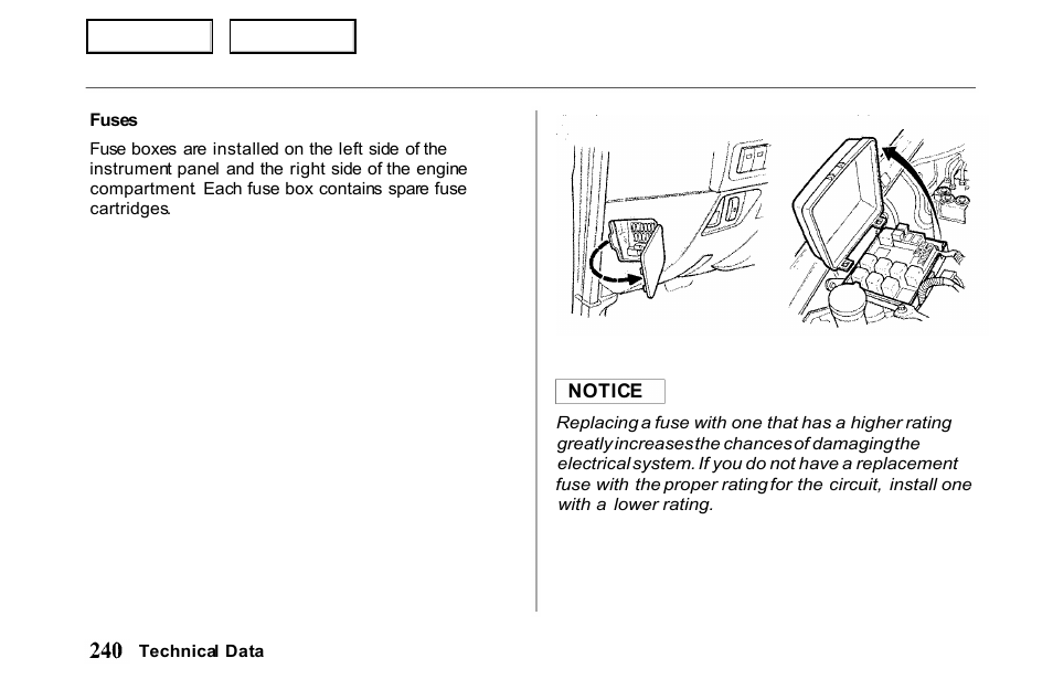 HONDA 2001 Passport - Owner's Manual User Manual | Page 244 / 317