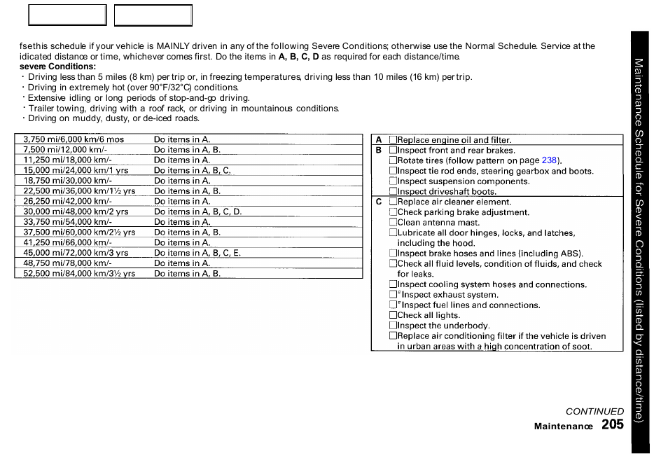 HONDA 2001 CR-V - Owner's Manual User Manual | Page 209 / 326