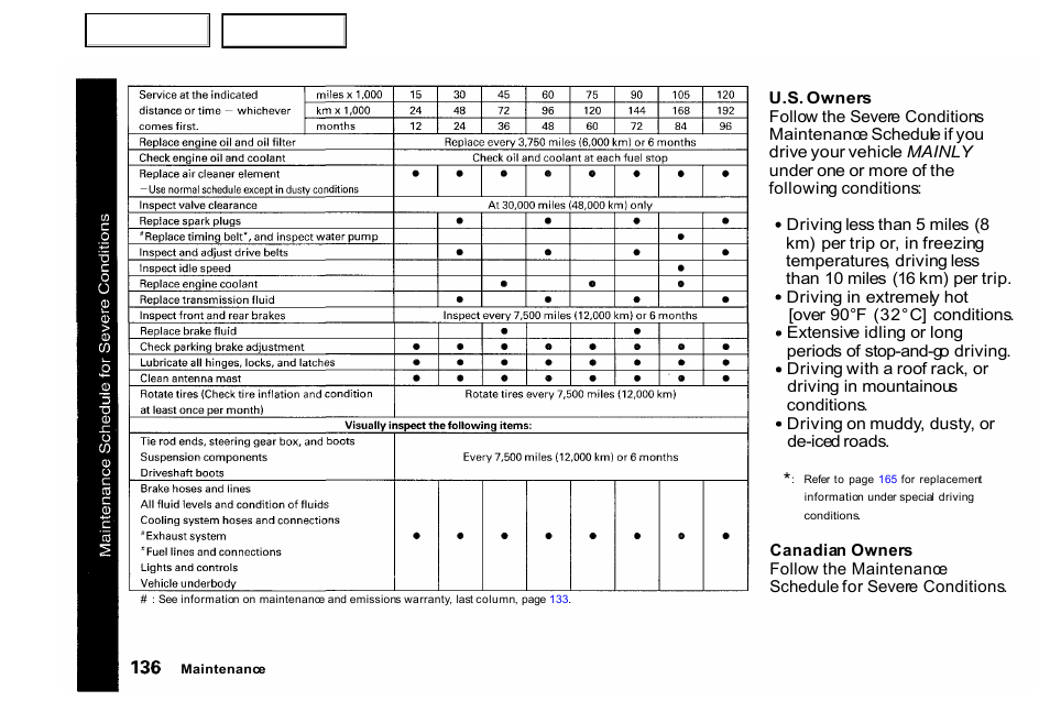 HONDA 2000 Civic Hatchback - Owner's Manual User Manual | Page 139 / 245